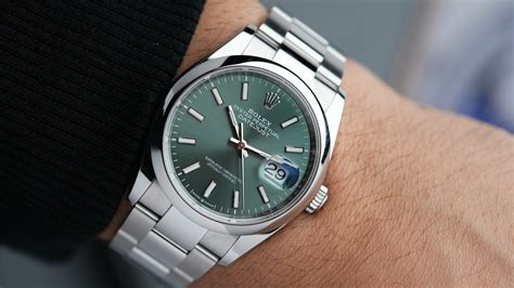 rolex green dial datejust 36|Rolex Datejust 36mm fluted bezel.